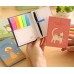 12 Style Creative Hardcover Memo Pad Notepad Sticky Notes Kawaii Stationery Diary