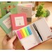 12 Style Creative Hardcover Memo Pad Notepad Sticky Notes Kawaii Stationery Diary