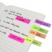 2 Sets Neon Page Marker Colored Index Tabs Flags Fluorescent Sticky Note for Marking for Page Marker 280 Pieces