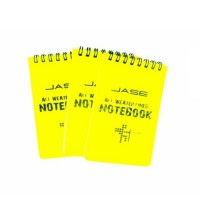 3 Pieces 3x5'' Yellow Favor Tactical Note Book All-Weather All Weather Notebook Waterproof Writing Paper in Rain