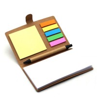 Multi-function Sticky Notes flag set kraft paper Notebook Personalized notepads with pens