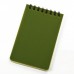 Set of 3 Green Waterproof/All Weather/Shower/Aqua Notes/Notepad/Notebook