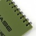 Set of 3 Green Waterproof/All Weather/Shower/Aqua Notes/Notepad/Notebook