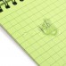 Set of 3 Green Waterproof/All Weather/Shower/Aqua Notes/Notepad/Notebook