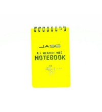 Wholesale!!10 Pieces Yellow Tactical Note Book All-Weather Notebook Waterproof Writing Paper in Rain