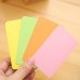 XRHYY 100 sheets Message Cards Thicker Kraft DIY Graffiti Paper Card Leaf Blank Word Announcement Small Card Notepad Word Card