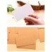 XRHYY 100 sheets Message Cards Thicker Kraft DIY Graffiti Paper Card Leaf Blank Word Announcement Small Card Notepad Word Card