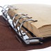 XRHYY Dark Brown Color Vintage Classic PU Leather Notebook for Diary, Travel journal and Note