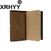XRHYY Vintage Traveler's Notebook Hard Cover Planner Diary Book Exercise Composition Binding Notepad Gift Stationery