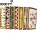 XRHYY Vintage Traveler's Notebook Hard Cover Planner Diary Book Exercise Composition Binding Notepad Gift Stationery