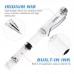 2Pcs Creative Writing Pens Transparent Fountain Pens Office School Stationery
