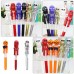 3pcs Halloween Ballpoint Pens Pumpkin Skull Glowing Writing Pen Mixed Styles (Random Color)