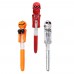 3pcs Halloween Ballpoint Pens Pumpkin Skull Glowing Writing Pen Mixed Styles (Random Color)