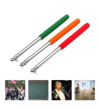 3Pcs Teachers Pointer Teaching Pointer Retractable Hand Pointer (Random Color)