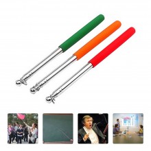 3Pcs Teachers Pointer Teaching Pointer Retractable Hand Pointer (Random Color)