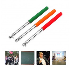 3Pcs Teachers Pointer Teaching Pointer Retractable Hand Pointer (Random Color)