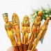 5pcs Creative Ball-Point Pen Egyptian Character Pharaoh Shaped Craft Ball-Point Pen Promotional Activity Gift for Home Store Sch