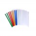 10 Pcs Plastic A4 Paper File Folder 10mm Sliding Bar Report Covers 40 Sheets Transparent  Resume Presentation Organizer Binder