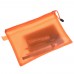 1Pc Random Color Plastic Double Layer A5 Paper Document File Bill Zipper Bag Pencil Pouch