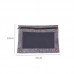 3 Rings Binder Pencil Pouch with Black Dismountable Zipper Puller, Pencil Case with Double Pocket and Mesh Window