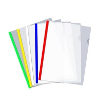 5 PCS Standard Sliding Bar Translucent Design Project File Report Covers For A4 Paper File Resume School Office Organizer Binder