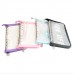 A6 Binder 6 Ring Cover PVC Notebook Shell with Zipper, Sparkling Budget Binder For Cash Budget System, Journaling, Planner