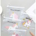 Multi Style Leopard Unicorn student Pencil Case File Storage Bag Cosmetic Bag Cute Transparent Zipper Bag