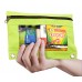 XRHYY 1 Piece Multi Colors 3 Ring Binder Zippered Pencil Pouch With Clear Window