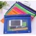 XRHYY 1 Piece Multi Colors 3 Ring Binder Zippered Pencil Pouch With Clear Window