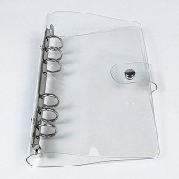 XRHYY A5 A6 A7 Notebook Clip Matte Translucent 6 Hole Notepad Binder Binding Cover Scrapbook Photo Album File Folder
