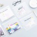 XRHYY Girl Transparent Bag Makeup Cartoon Smill Unicorn Alpaca Clear PVC Cosmetic Bag Pencil Case Pouch Ladies Storage